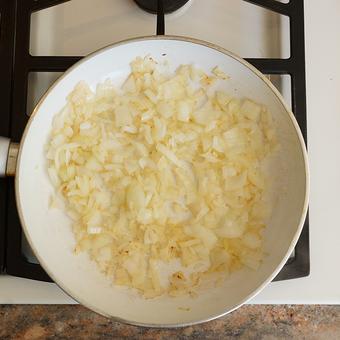 Heat oil. Add onion.